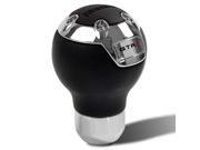 Momo Black Leather/Chrome Aluminum GTR 2 Shifter Knob P/N GTRBK1 Momo Black Leather/Chrome Aluminum GTR 2 Shifter Knob P/N GTRBK1