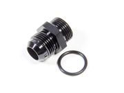TRIPLE X Black 12 AN to 12 AN O Ring Straight Adapter Fitting P N HF 81212 BLK