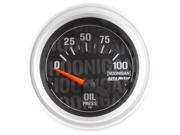 AutoMeter 4327-09000 Hoonigan Electric Oil Pressure Gauge AutoMeter 4327-09000 Hoonigan Electric Oil Pressure Gauge