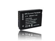 GPK Systems Battery for Panasonic Dmw bcg10 Dmw bcg10e Dmw bcg10pp De a65 De a66 Panasonic Lumix Dmc 3d1 Dmc tz6 Dmc tz7 Dmc tz8 Dmc tz10 Dmc tz18 Dmc