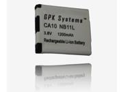 GPK Systems® Battery Nb 11L for Canon Powershot Elph 110 Hs Elph 115 Is Elph 130 Is Elph 320 Hs A2300 A2400 Is A2500 A2600 A3400 Is A3500 Is A4000 Is
