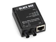 Micro Mini Media Converter 10 100 1000 Mbps Copper to 100 Mbps Duplex Fiber Multimode 1310 nm 5 km ST