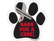 Bark For A Cure DIABETES Awareness Durable Car Truck Mailbox Magnet