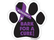 Bark For A Cure ALZHEIMER S Disease Awareness Car Truck Mailbox Magnet