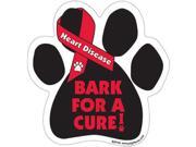 Bark For A Cure HEART DISEASE Awareness Durable Car Truck Mailbox Magnet