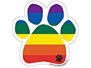 Show Your True Colors Rainbow Paw Durable Car Truck mailbox Magnet