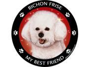 Bichon Best Friend Car Refrigerator Magnet