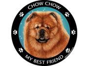 Chow Red Best Friend Car Refrigerator Magnet