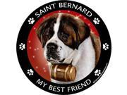 Saint Bernard Best Friend Car Refrigerator Magnet