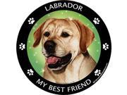 Labrador Yellow Best Friend Car Refrigerator Magnet