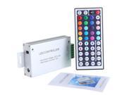 12V 12A 44 Key Remote LED Aluminum Controller for RGB SMD LED Strip Light