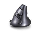 New Design Delux M618 Vertical Wireless Mouse Black Gray
