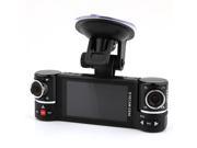 GS50 720P 2.7 inch Dual Camera Car DVR GPS Motion Detection G sensor Black