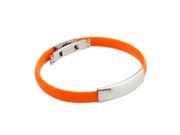Balance Wristband bracelet IRenew Silicone wristbands bracelets Orange