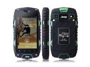 Z6 Smartphone IP68 MTK6572W Dual Core Android 4.2 4.0 Inch IPS Screen 3G GPS Green