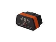 iCar2 OBDII ELM327 Bluetooth Car Diagnostic Tool Orange Black