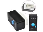 ELM327 Bluetooth Interface OBD II Auto Diagnostic Scanner Tool Black White 12V