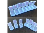 BST R622 7 lattice Transparent plastic storage box