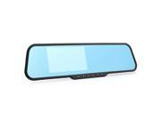 F9 4.3 Inch 140°Wide angle 1080FHD Rearview Mirror Blue Mirror G Sensor