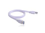 Ultra High Speed USB3.0 Extension Cable 1 M White