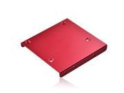 Ultra Thin 2.5 Inch To 3.5 Inch Solid State Drive Rack Red