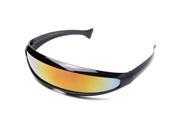 Fashion Black Frame Yellow Revo Lens Cycling Goggles Glasses Sunglasses