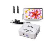 HD Mini HDMI Input to HDMI with analog stereo Audio Output Converter adapter US