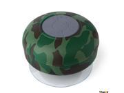 Mini Waterproof Stereo Wireless Bluetooth Speaker Handsfree with Suction Cup Camouflage