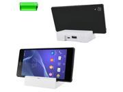 Multifunctional Magnetic Stand Charging Dock For Sony Xperia Z2 Z1 Z1 Compact Z Ultra Black