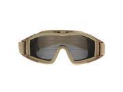 X Eye Protector Compact Mesh Wind Goggle Khaki