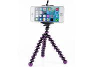 Octopus Flexible Tripod Stand Holder for Smartphone Purple