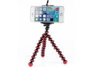 Octopus Flexible Tripod Stand Holder for Smartphone Red