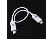 Portable Phone To Phone Emergency Charging Cable for iPhone 5 for Android phone