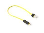 Two in one Portable Data Cable Charge Line Yellow