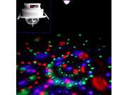 3W Full Color LED Voice activated Rotating RGB Ceiling Stage Light DJ Disco Lamp