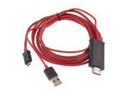 MHL Micro USB to HDMI Adapter HDTV Adapter Cable 2.0m