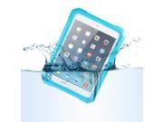 iPega Waterproof Silicone Protective Case with Neck Strap for iPad Mini Blue