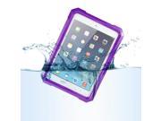 iPega Waterproof Silicone Protective Case with Neck Strap for iPad Mini Purple