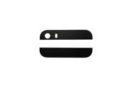 Glass Back Top And Bottom Cover Lens Housing Replacement Part For iPhone 5s 10 PCS Black