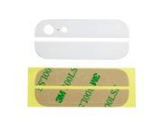 Glass Back Top And Bottom Cover Lens Housing Replacement Part For iPhone 5 OEM White