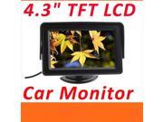 4.3 Color LCD Car Rearview Monitor with LED Blacklight For Camera DVD VCR