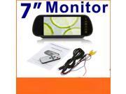 New 7 TFT LCD Color Screen Car Monitor Rearview Camera VCR
