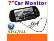 7 Bluetooth USB SD MP5 Color TFT LCD Car Rearview Mirror Monitor Remote