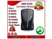 High Quality Cobra XRS 9345 Car Radar Detector 14 Band LED Display Car Anti Radar Detector English Russian