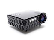 Geekwire LP 5A LCD 400 Lumens Home LED Projector 20~120 Inch Display Size Support HDMI VAG USB AV SD US Plug