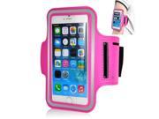 Fashionable Sports Armband For iPhone 6 4.7 inch Samsung Galaxy S3 S4 Magenta 10 pcs
