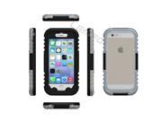 IP 68 Practical Waterproof Hybrid PC and TPU Case for iPhone 6 Black
