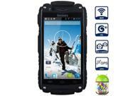 Discovery V8 Android 4.2 3G Smartphone 4.0 inch WVGA Screen MTK6572 Dual Core 1.0GHz WiFi GPS Waterproof Dustproof Shockproof Black