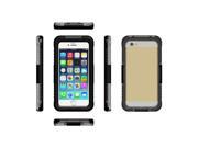 Unique Design Full Protection Waterproof Dust proof Dirt proof Case Cover For iPhone 6 Black