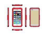 IP68 Waterproof Dustproof Shockproof Bumper Case For Apple iPhone 6 Plus 5.5 Case 5.5 Inch Retail Packaging Red